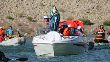 La tradicional Procesión Náutica que abre la temporada de verano en San Juan, se muda del Dique de Ullum al Dique Punta Negra.