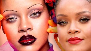 La moda de las cejas extra finas ¿Rihanna la trae de vuelta?