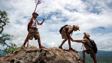Los Boys Scouts están en muchos países del mundo.