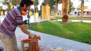 Firulai, inmortal en la Plaza de Jáchal