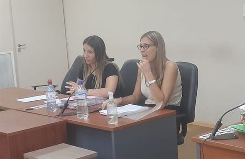 La ayudante fiscal Luciana Fasoli y la fiscal Valentina Bucciarelli, de la UFI ANIVI.