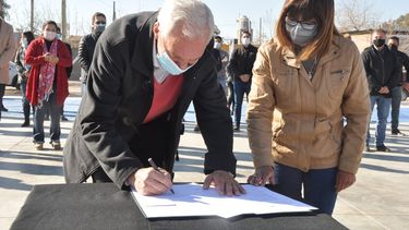 En Rawson disfrutan de una nueva obra y refacciones en un populoso barrio