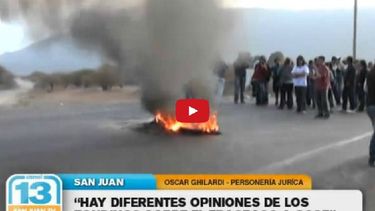 En Zonda no tienen agua, pero no dejan que OSSE se haga cargo