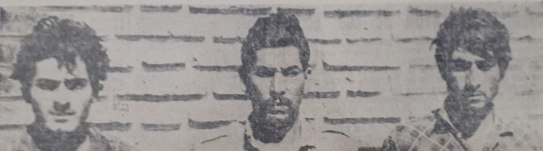 Torres, Manrique y Frías, tras las detenciones. Foto de Diario de Cuyo.