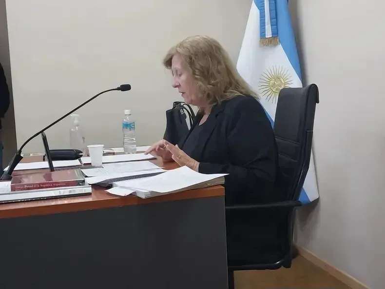 La jueza de garantías Celia Maldonado.
