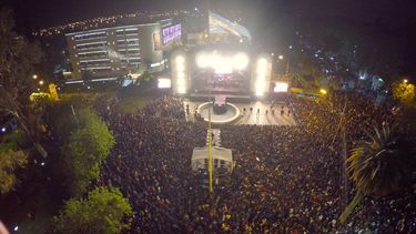 Bersuit Vergarabat le puso calor a la primavera en el parque