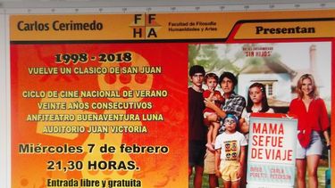 Cine gratis hoy en el Anfiteatro del Auditorio