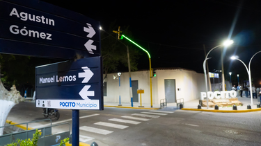 Inauguraron un portal en uno de los ingresos más importantes a Pocito.