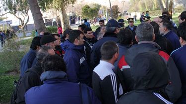 Después de la reunión con Uñac, choferes garantizaron el servicio