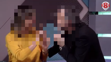 El divertido acercamiento entre dos conductores de la TV sanjuanina que despertó suspicacias