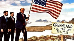 La imagen provocadora del presidente norteamericano Donald Trump.