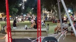 Rompieron de nuevo los juegos del Parque de Mayo