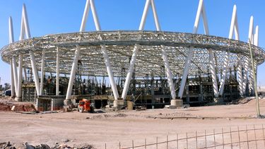 La obra del Velódromo, casi a la mitad: ¿se inaugura en 2021 o en 2022?