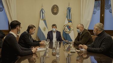Con miras a futuras obras, Uñac recibió al al nuevo presidente de Ecogas