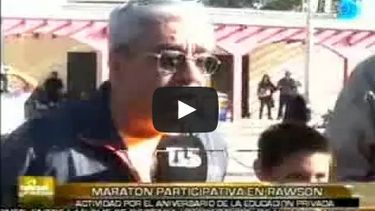 Gran convocatoria en la Maratón Participativa de Rawson