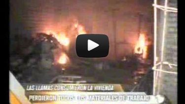 Habla la mujer que perdió su panadería casera en un incendio