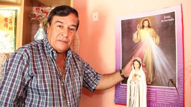 El mendocino que habla con la Virgen desembarcó en San Juan