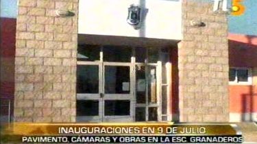 Pavimento, inauguraciones y 26 cámaras de seguridad para 9 de Julio