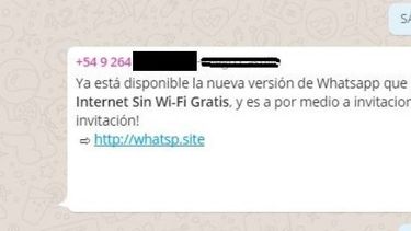La última estafa a través de WhatsApp llegó a San Juan