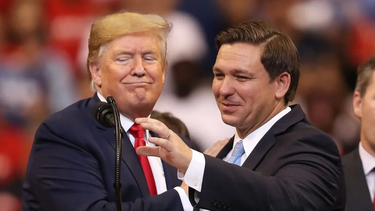 Donald Trump y Ron DeSantis