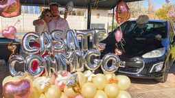 Así cualquiera: sanjuanino le regaló un auto 0km a su novia para proponerle matrimonio