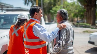 Mauricio Ibarra asumió como director de OSSE y recorrió distintas obras en ejecución