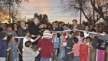 Gioja anunció la construcción de un acueducto en El Rincón