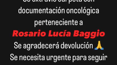 Una paciente oncológica perdió documentación importante en un centro comercial de San Juan y piden ayuda para encontrarla