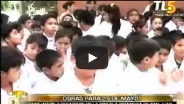 Obras para 25 de Mayo de la mano de Gioja