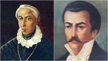 Fray Justo Santa María de Oro y Francisco Narciso Laprida.