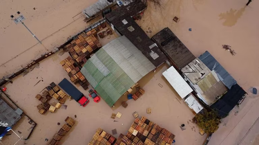 Inundaciones en Chile por las lluvias torrenciales.&nbsp;