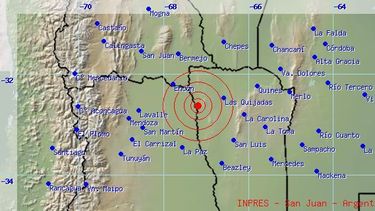 Fuerte temblor en San Luis se sintió en San Juan, varias provincias y Chile