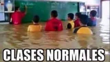 Al mal tiempo buena cara: salieron los memes por la lluvia