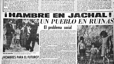 Hambre y sequía en Jáchal