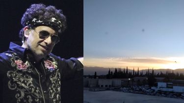 Calamaro quedó enamorado del espectacular cielo sanjuanino y lo hizo saber