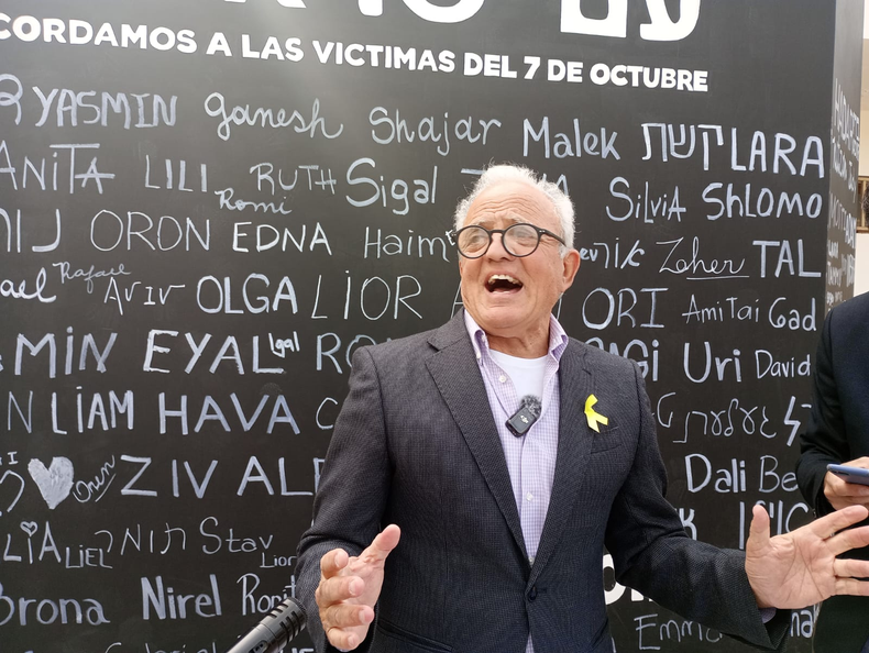 Iaron Goransky, presidente la Sociedad Israelita San Juan, ofreció el punto de vista de la comunidad a un año del ataque de Hamas a Israel que significó el nuevo conflicto en Medio Oriente.