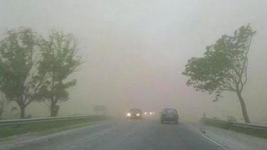 Alerta meteorológica en San Juan: Zonda fuerte en el Norte, Sur furioso en el Valle de Tulum