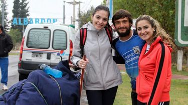 Una Reina del Sol todo terreno: acompañó al atleta que atravesará el país corriendo