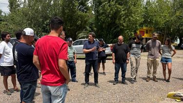 Autoridades de Gobierno estuvieron en las zonas afectadas por el granizo