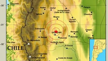 Tembló en San Juan y también se sintió en Mendoza