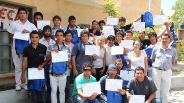 Más de 40 jóvenes aprendieron sobre Montaje y Andamio para Pascua Lama