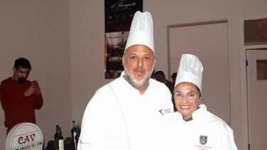 Los chefs Cristián Ponce de Leon y Gabriela Vega, organizadores de La Noche de los Chefs en San Juan