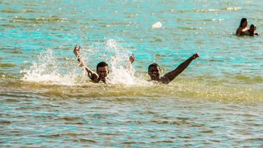 Ya podés bañarte en el Dique de Ullum