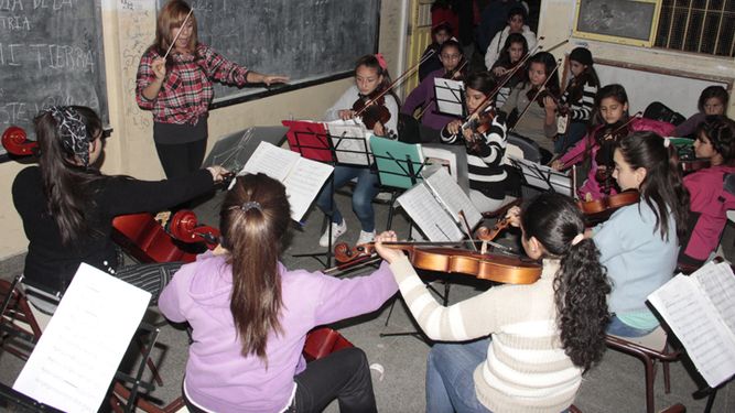 Del clásico a la cumbia, en una misma tarde