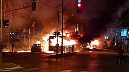 Testimonio y videos de un sanjuanino en Israel: un edificio explotó a dos cuadras de donde estaba