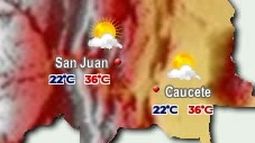 Inestable hoy, lluvias y tormentas para el domingo