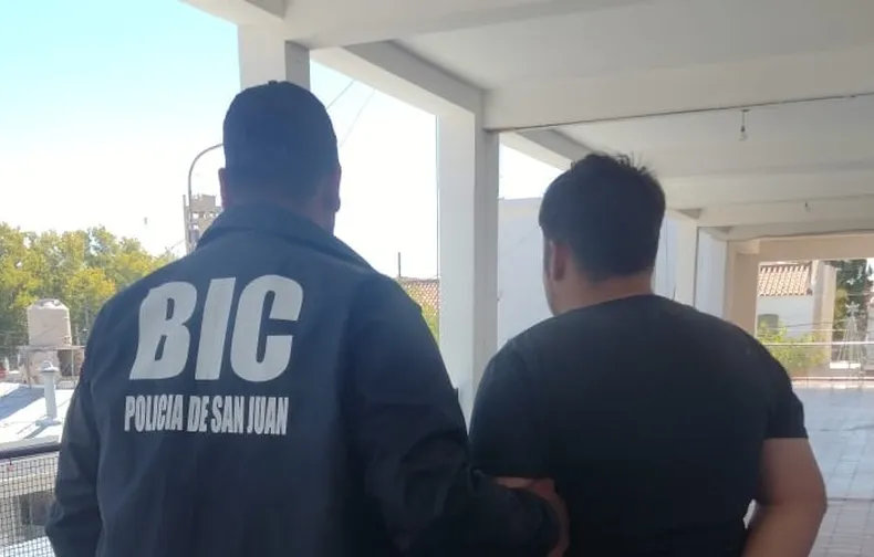 Trozzo, tras ser capturado.