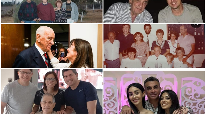 Con postales cargadas de recuerdos, los políticos sanjuaninos saludaron a sus padres