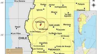 Un sismo despertó a los calingastinos de la siesta