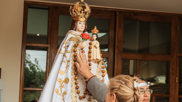 La Virgen de Andacollo cruza la cordillera por primera vez y visita Rawson